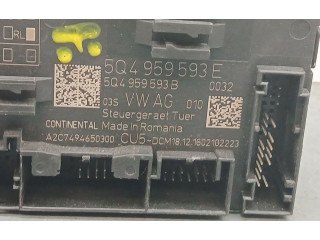 Блок управления климат-контролем 5q4959593e, 5q4959593b   Skoda Superb B8 (3V)