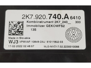 Přístrojová deska Volkswagen Caddy 2022 2K7920740A, 2K7920740A