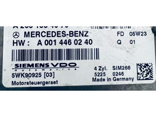 Блок управления двигателя A2661534079, 5WK90925 Mercedes-Benz A W169