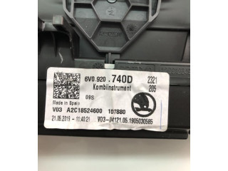 Панель приборов 6V0920740D, NP2052   Skoda Fabia Mk3 (NJ)       