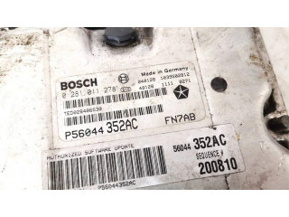 Блок управления двигателя p56044352ac, 0281011278   Jeep Liberty