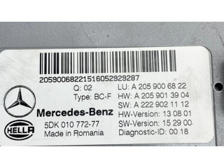 Блок комфорта A2059006822 Mercedes-Benz C W205