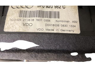 Панель приборов 8P0920982C, 8P0920982 Audi A3 S3 A3 Sportback 8P