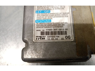 Блок подушек безопасности 77960SEFG812 Honda Accord