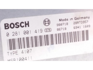 Блок управления двигателя 0281001419, TYPE4107 Rover 600