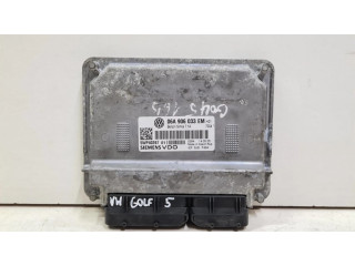Блок управления двигателя 06A906033EM, 5WP4026701 Volkswagen Golf V