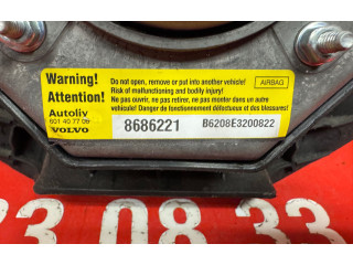 Подушка безопасности водителя 8686221, 601407700 Volvo XC90