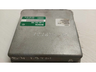 Блок управления двигателя 8A0907401B, 0281001185 Audi 80 90 S2 B4