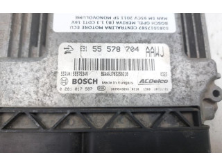 Блок управления двигателя 0281017587, 0281017587   Opel Meriva B