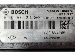 Блок управления двигателя 0281032215, 237106319R Dacia Logan II