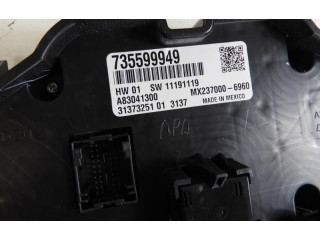 Блок управления климат-контролем 735599949   Fiat Panda III