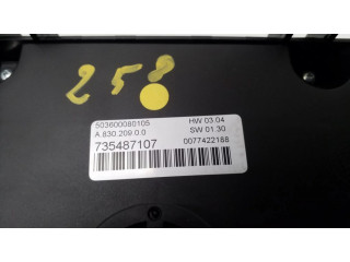 Блок управления климат-контролем 735487107 Lancia Delta