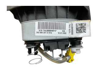 Руль Volkswagen Touran II  2010 - 2016 года 5K0880201D, 5K0419091H      