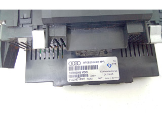 Блок управления климат-контролем 8p0820043h, 8P0820043H Audi A3 S3 8P