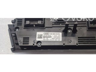 Блок управления климат-контролем 4G0820043 Audi A6 S6 C7 4G