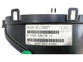 Přístrojová deska Mercedes-Benz ML W163 2003 A1635407611, 3093200147850