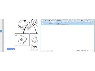 Подушка безопасности водителя 31332820, P31332820   Volvo S60