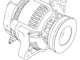 Генератор 5705AA   Peugeot 406      