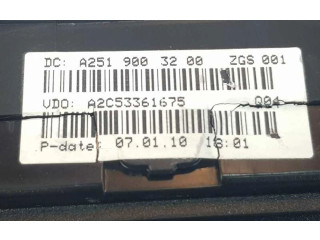 Панель приборов A2519003200, 2519003200 Mercedes-Benz ML W164