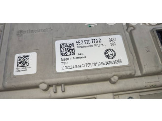 Панель приборов 5E3920770D Skoda Octavia Mk4