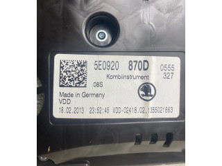 Панель приборов 5E0920870D, 1355021863   Skoda Octavia Mk3 (5E)       