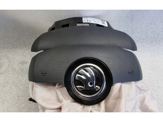 Подушка безопасности водителя 6V0880201P   Skoda Fabia Mk3 (NJ)