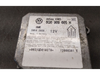 Блок подушек безопасности 1C0909601A, 5WK43123 Skoda Fabia Mk1 (6Y)