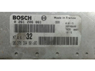 Блок управления двигателя 9637839480, 0261206861 Peugeot 306