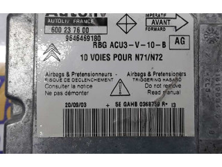 Блок подушек безопасности 9646469180 Citroen Xantia