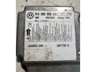 Блок подушек безопасности 1K0909605AA, 5WK43411   Skoda Octavia Mk2 (1Z)