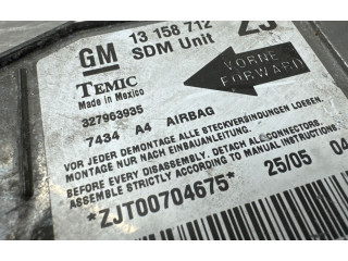 Блок подушек безопасности 327963935, 13158712   Opel Meriva A