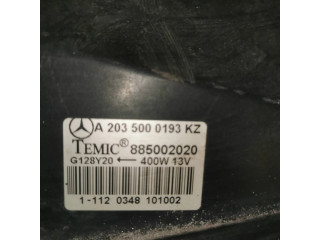 Вентилятор радиатора     A2035000193, G128Y20    Mercedes-Benz C W203 2.5