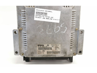 Блок управления двигателя 9637089680, 0281010162   Peugeot 306