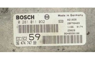 Блок управления двигателем Блок управления 9647474780, 0281011032 Citroen C8