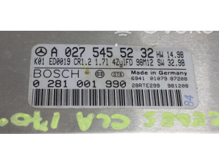 Блок управления двигателя A0275455232, A0275455232   Mercedes-Benz A W168