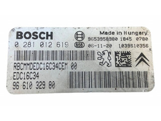 Řídící jednotka 0281012619, 9661032980 Peugeot Partner 2006