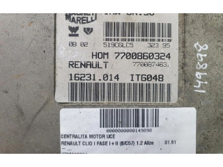 Блок управления двигателем Блок управления 7700860324   Renault Clio I
