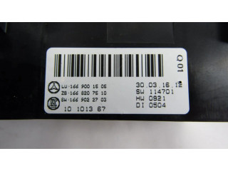 Блок управления климат-контролем 1669001505   MercedesBenz GLE (W166 - C292)