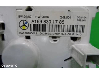 Блок управления кондиционера воздуха / климата/ печки (в салоне) A1698301785 Mercedes-Benz A W169