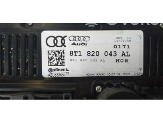 Модуль блока управления кондиционером 8T1820043AL, A2C53345977   Audi A5 8T 8F