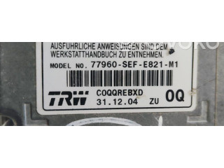 Блок подушек безопасности 77960SEFE821M1 Honda Accord