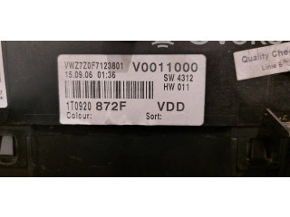 Панель приборов 1T0920872F, V0011000 Volkswagen Touran I