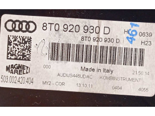 Спидометр (приборный щиток) 8T0920930D Audi A5 Sportback 8TA 2011