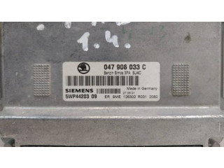 Блок управления двигателя 047906033C, 5WP4420309 Skoda Fabia Mk1 (6Y)