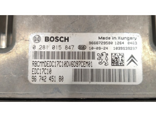 Řídící jednotka 0281015847, 9674245180   Citroen C3 Picasso 2011