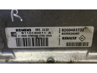 Блок управления двигателя 8200483732, 8200326380   Dacia Logan I
