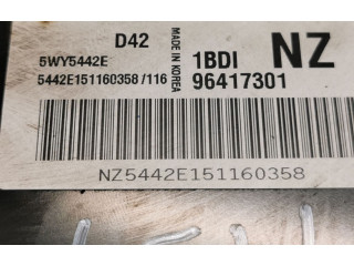 Блок управления двигателя 96417301, 5WY5442E Chevrolet Matiz