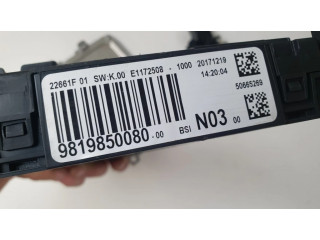 Комплект блоков управления A2C1403940001, 9811545080 Peugeot 2008 I