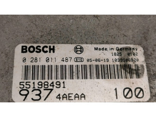 Řídící jednotka 55198491, 0281011487 Alfa Romeo 147 2001