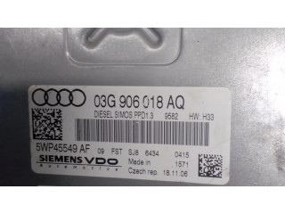 Řídící jednotka 03G906018Q, 5WP45549AF   Audi A3 S3 A3 Sportback 8P 2007